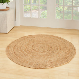 The Rug Corner Nourison Home Natural Jute NJT03 NATRL Area Rugs  