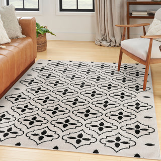 The Rug Corner Nourison Home Nourison Essentials NRE04 IVBLK Area Rugs  