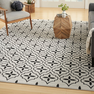 The Rug Corner Nourison Home Nourison Essentials NRE04 IVBLK Area Rugs  