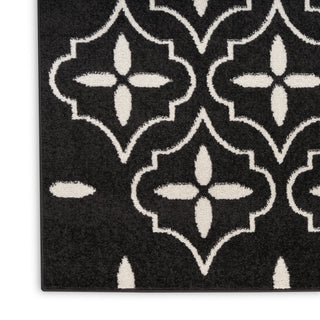 Nourison Home - Nourison Essentials Black/Ivory Area Rug NRE04