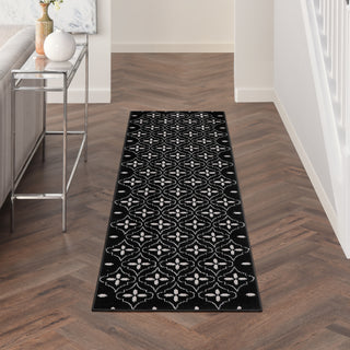 Nourison Home - Nourison Essentials Black/Ivory Area Rug NRE04