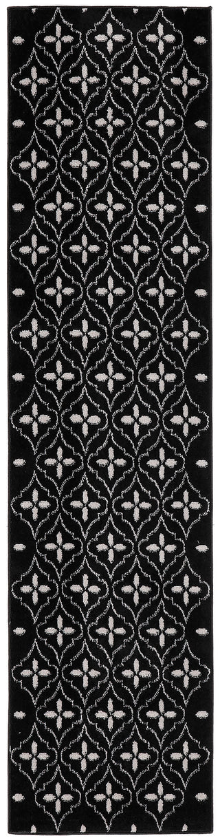 Nourison Home - Nourison Essentials Black/Ivory Area Rug NRE04
