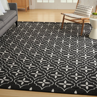 Nourison Home - Nourison Essentials Black/Ivory Area Rug NRE04