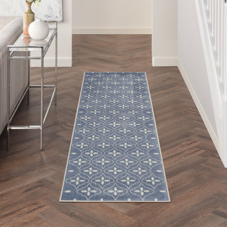 Nourison Home - Nourison Essentials Blue/Ivory Area Rug NRE04