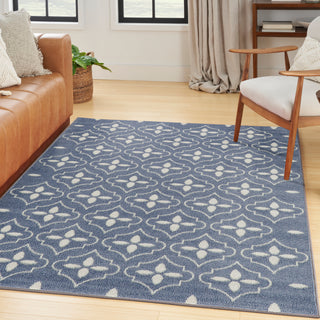 Nourison Home - Nourison Essentials Blue/Ivory Area Rug NRE04