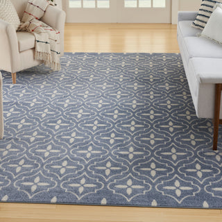 Nourison Home - Nourison Essentials Blue/Ivory Area Rug NRE04