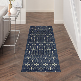 Nourison Home - Nourison Essentials Navy/Ivory Area Rug NRE04