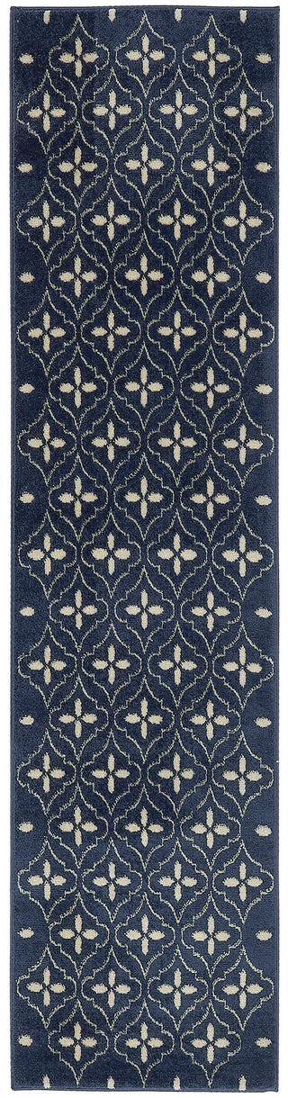 Nourison Home - Nourison Essentials Navy/Ivory Area Rug NRE04