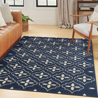 Nourison Home - Nourison Essentials Navy/Ivory Area Rug NRE04