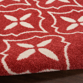 The Rug Corner Nourison Home Nourison Home - Nourison Essentials Brick/Ivory Area Rug NRE04  