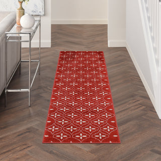The Rug Corner Nourison Home Nourison Home - Nourison Essentials Brick/Ivory Area Rug NRE04  