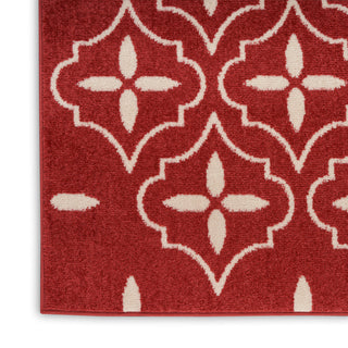 The Rug Corner Nourison Home Nourison Home - Nourison Essentials Brick/Ivory Area Rug NRE04  