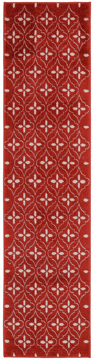 The Rug Corner Nourison Home Nourison Home - Nourison Essentials Brick/Ivory Area Rug NRE04  