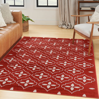 The Rug Corner Nourison Home Nourison Home - Nourison Essentials Brick/Ivory Area Rug NRE04  