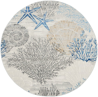The Rug Corner Nourison Home Seaside SDS04 IVGRB Area Rugs  