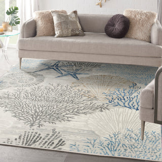 The Rug Corner Nourison Home Seaside SDS04 IVGRB Area Rugs  