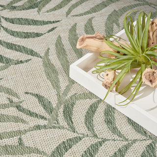 The Rug Corner Nourison Home Nourison Home - Garden Oasis Ivory/Green Area Rug GOA01  