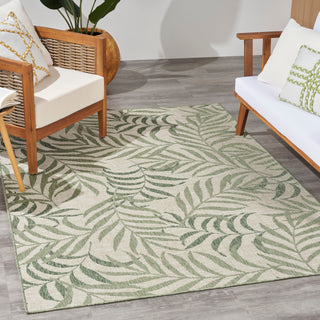 The Rug Corner Nourison Home Nourison Home - Garden Oasis Ivory/Green Area Rug GOA01  