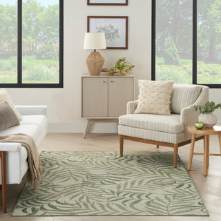 The Rug Corner Nourison Home Nourison Home - Garden Oasis Ivory/Green Area Rug GOA01  
