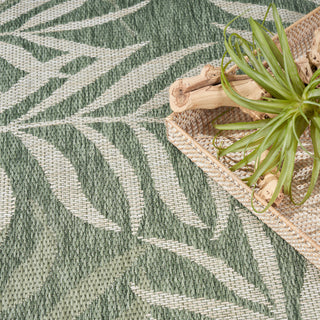 The Rug Corner Nourison Home Garden Oasis GOA01 GRNIV Area Rugs  