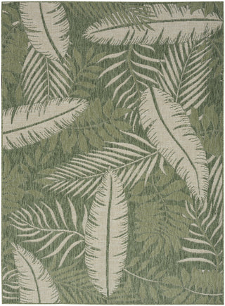 The Rug Corner Nourison Home Garden Oasis GOA02 GRNIV Area Rugs  