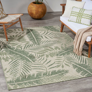The Rug Corner Nourison Home Nourison Home - Garden Oasis Ivory/Green Area Rug GOA02  