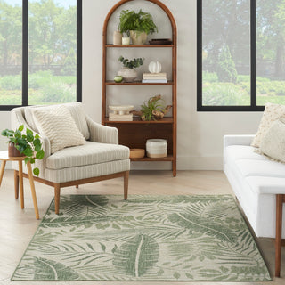 The Rug Corner Nourison Home Nourison Home - Garden Oasis Ivory/Green Area Rug GOA02  