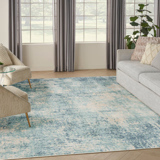 The Rug Corner Nourison Home Astra Machine Washable ASW07 BLUIV Area Rugs  