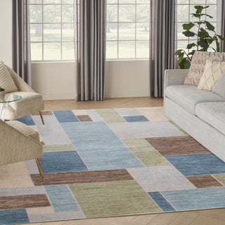 The Rug Corner Nourison Home Astra Machine Washable ASW09 BLGMT Area Rugs  