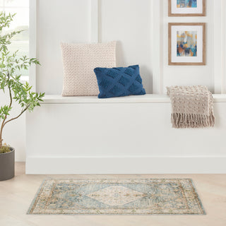 The Rug Corner Nourison Home Astra Machine Washable ASW11 SILBL Area Rugs  