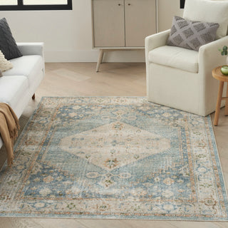 The Rug Corner Nourison Home Astra Machine Washable ASW11 SILBL Area Rugs  