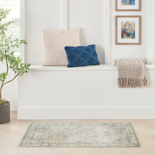 The Rug Corner Nourison Home Astra Machine Washable ASW12 LTBLU Area Rugs  