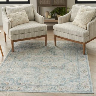 The Rug Corner Nourison Home Astra Machine Washable ASW12 LTBLU Area Rugs  