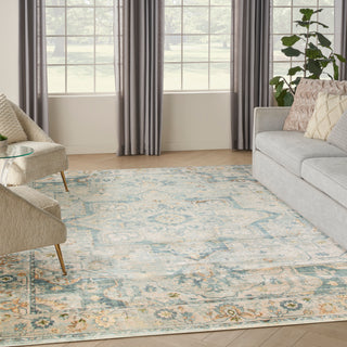 The Rug Corner Nourison Home Astra Machine Washable ASW12 LTBLU Area Rugs  
