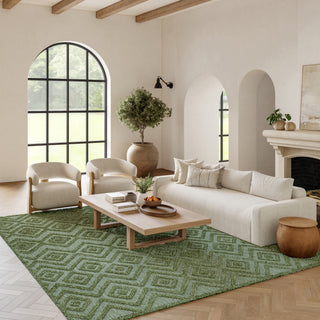 The Rug Corner Nourison Home Versatile NRV01 GREEN Area Rugs  