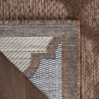The Rug Corner Nourison Home Easy Care NES01 BROWN Area Rugs  