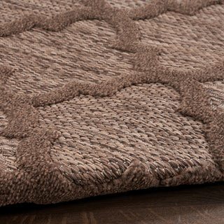 The Rug Corner Nourison Home Easy Care NES01 BROWN Area Rugs  