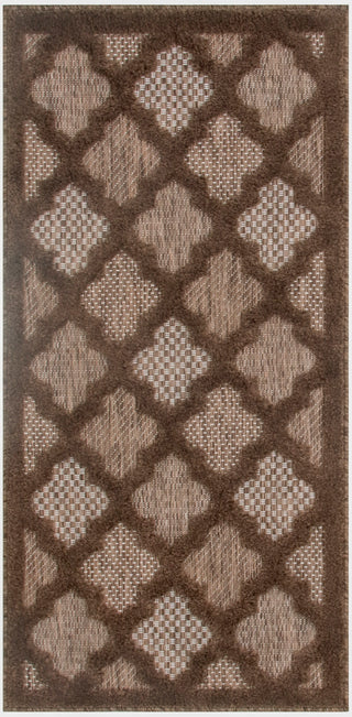 The Rug Corner Nourison Home Easy Care NES01 BROWN Area Rugs  