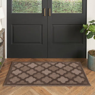 The Rug Corner Nourison Home Easy Care NES01 BROWN Area Rugs  