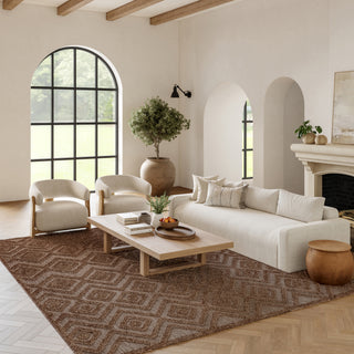 The Rug Corner Nourison Home Versatile NRV01 BROWN Area Rugs  