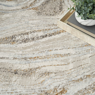 The Rug Corner Nourison Home Glitz GLZ22 GRYGD Area Rugs  