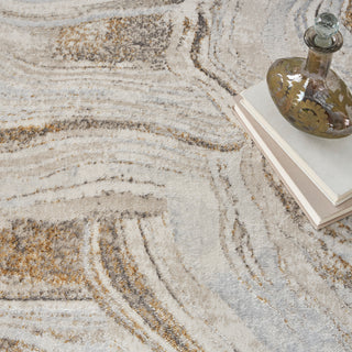The Rug Corner Nourison Home Glitz GLZ22 GRYGD Area Rugs  