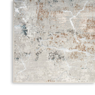 The Rug Corner Nourison Home Glitz GLZ23 GRYMT Area Rugs  