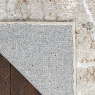 The Rug Corner Nourison Home Glitz GLZ23 GRYMT Area Rugs  