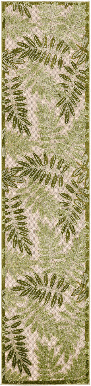 The Rug Corner Nourison Home Nourison Home - Aloha Ivory/Green Area Rug ALH18  