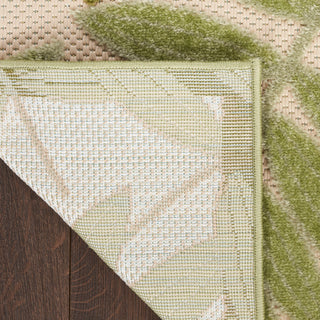 The Rug Corner Nourison Home Nourison Home - Aloha Ivory/Green Area Rug ALH18  
