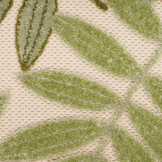 The Rug Corner Nourison Home Nourison Home - Aloha Ivory/Green Area Rug ALH18  