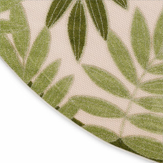 The Rug Corner Nourison Home Nourison Home - Aloha Ivory/Green Area Rug ALH18  