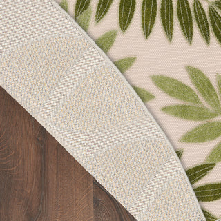 The Rug Corner Nourison Home Nourison Home - Aloha Ivory/Green Area Rug ALH18  