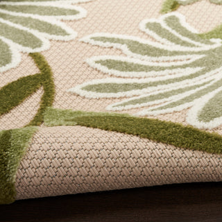 The Rug Corner Nourison Home Nourison Home - Aloha Ivory/Green Area Rug ALH33  